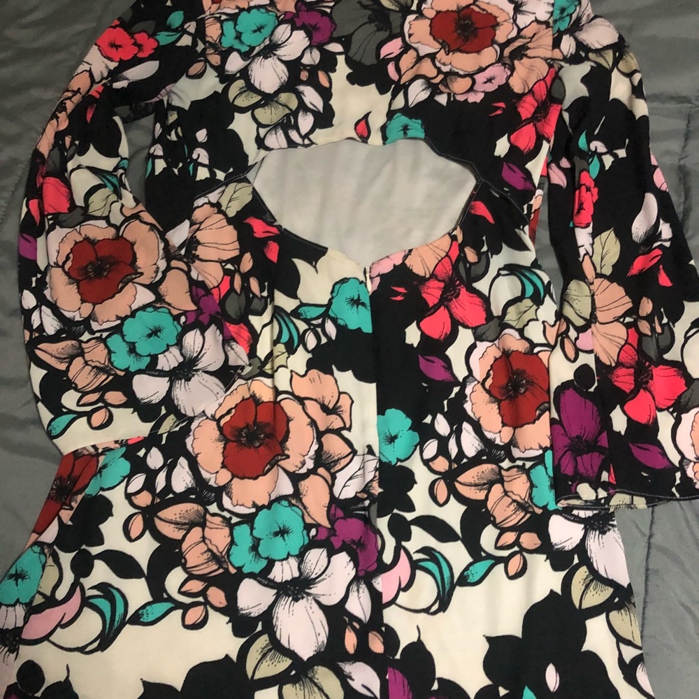 All Floral Mini Dress